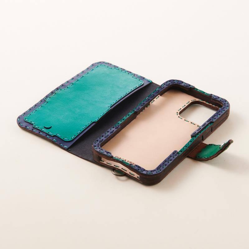 ojaga design（オジャガデザイン） レザーiPhone13miniケース
