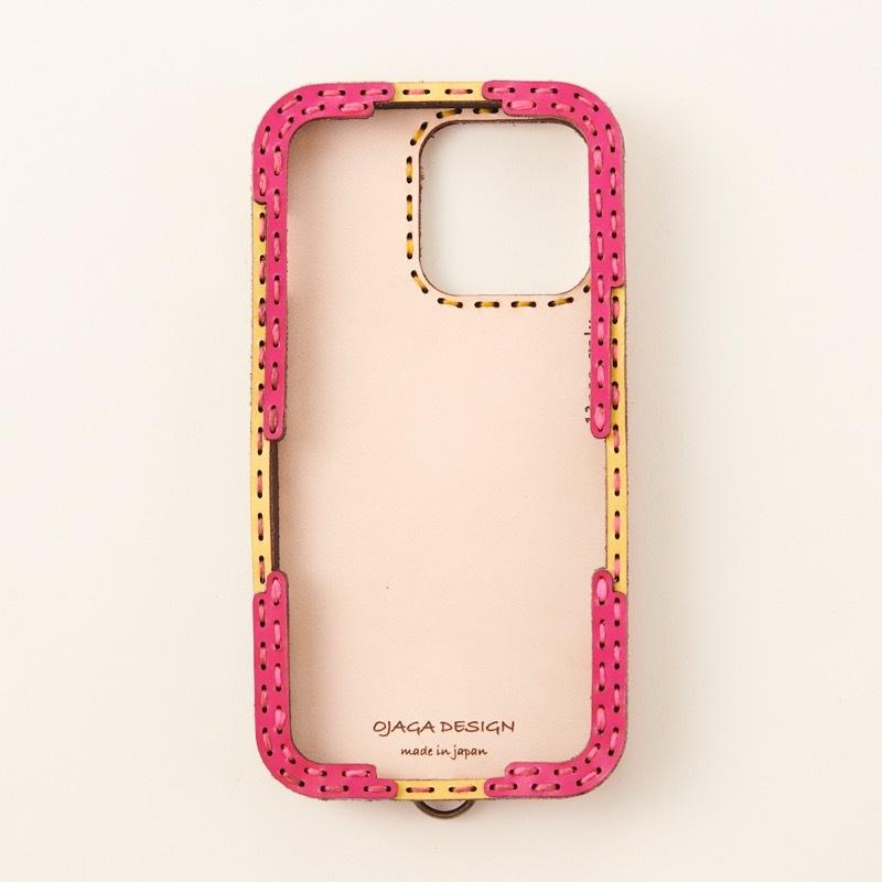 ojaga design レザーiPhone13ProMaxケース ミックス5color
