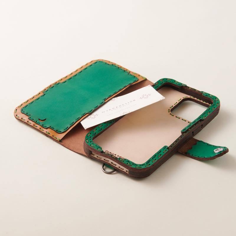 ojaga design（オジャガデザイン） レザーiPhone13ProMaxケース