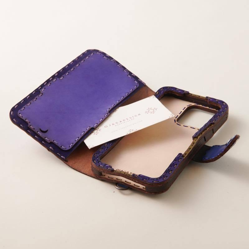 ojaga design（オジャガデザイン） レザーiPhone13ProMaxケース