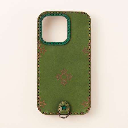 ojaga design（オジャガデザイン） レザーiPhone14ケース ミックス