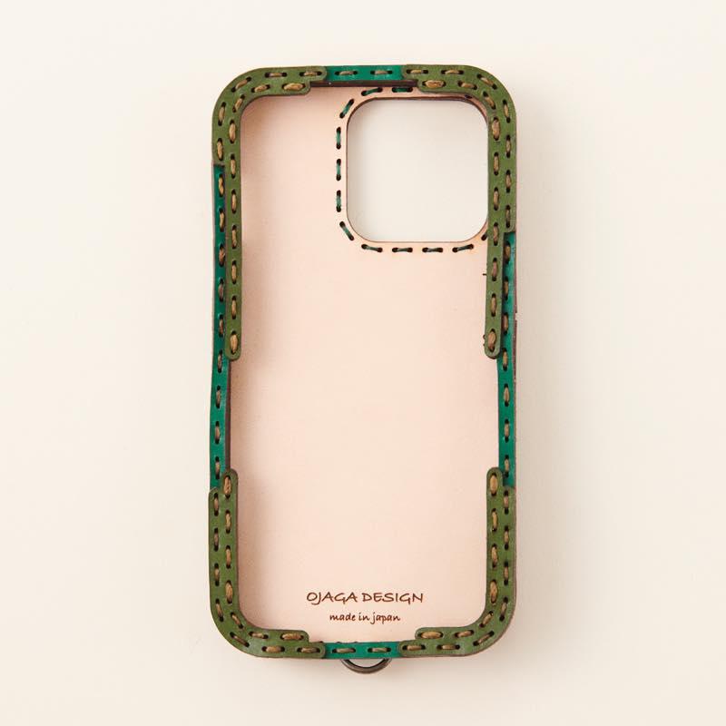 ojaga design（オジャガデザイン） レザーiPhone14ケース ミックス