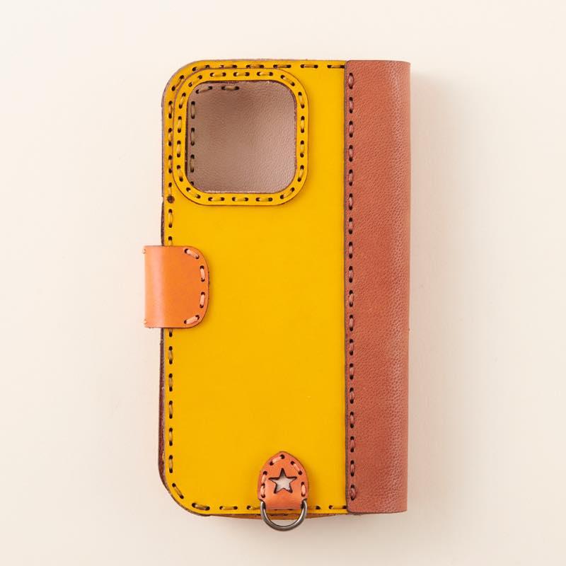 ojaga design（オジャガデザイン） レザーiPhone14proケース ミックス