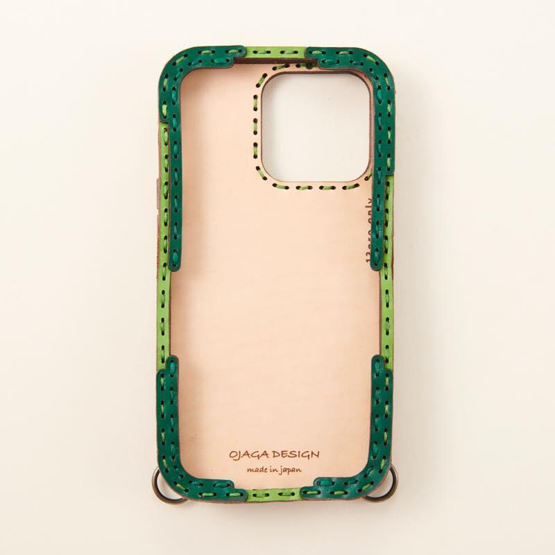 ojaga design レザーiPhone14promaxケース ミックス5color