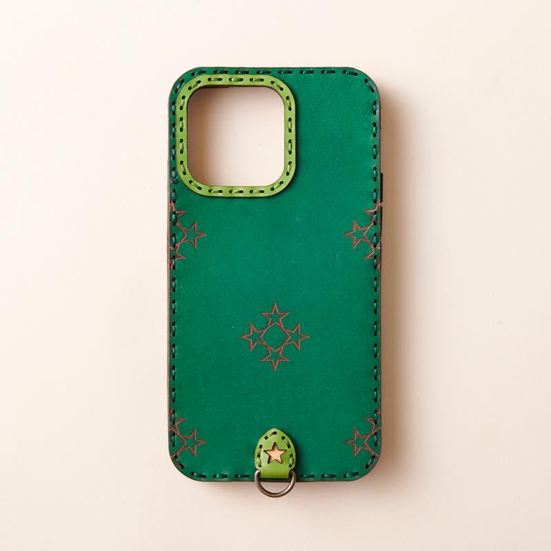 【美品】オジャガデザイン　iPhone15 ケース ojaga design レザーiPhone15ケース ミックス5color OJAGADESIGN