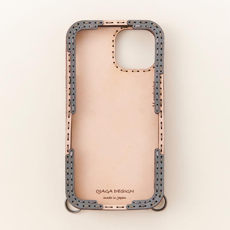 ojaga design（オジャガデザイン） レザーiPhone15ケース ミックス