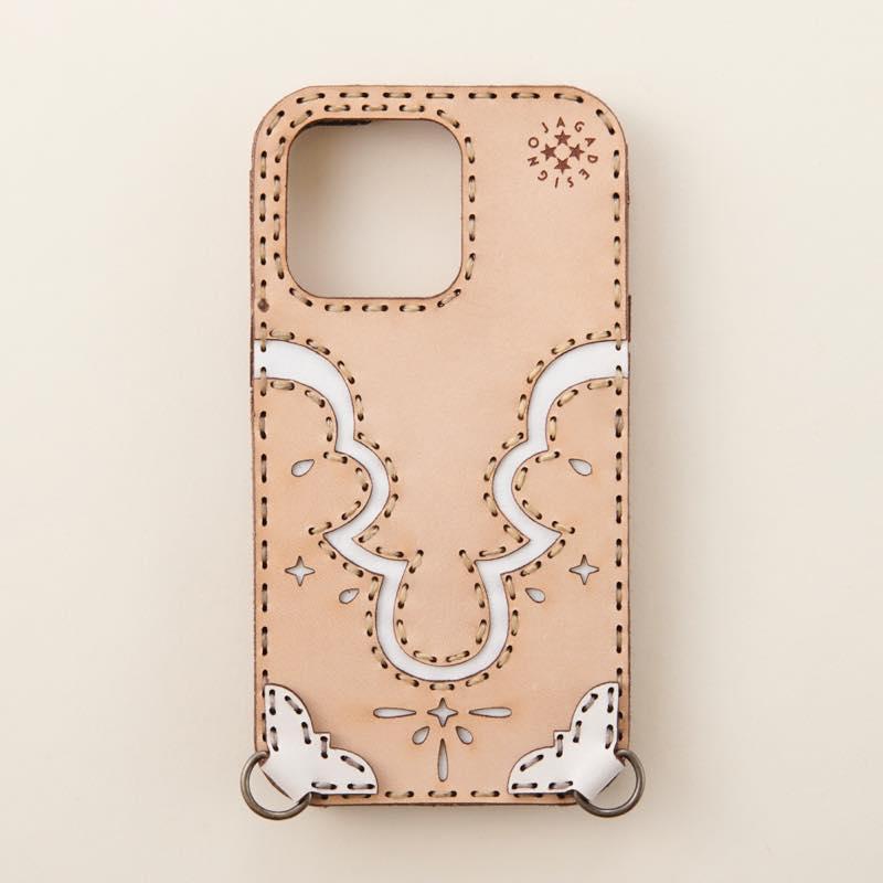 ojaga design（オジャガデザイン） レザーiPhone15ケース ミックス