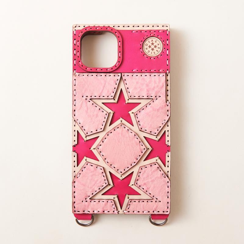 【美品】オジャガデザイン　iPhone15 ケース ojaga design レザーiPhone15ケース ミックス5color OJAGADESIGN