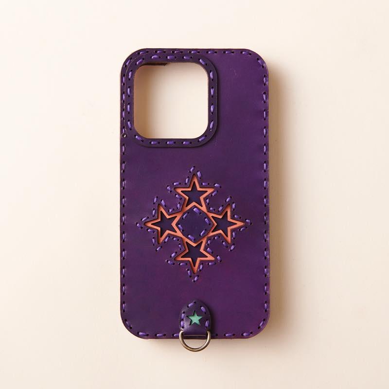 ojaga design（オジャガデザイン） レザーiPhone15proケース ミックス