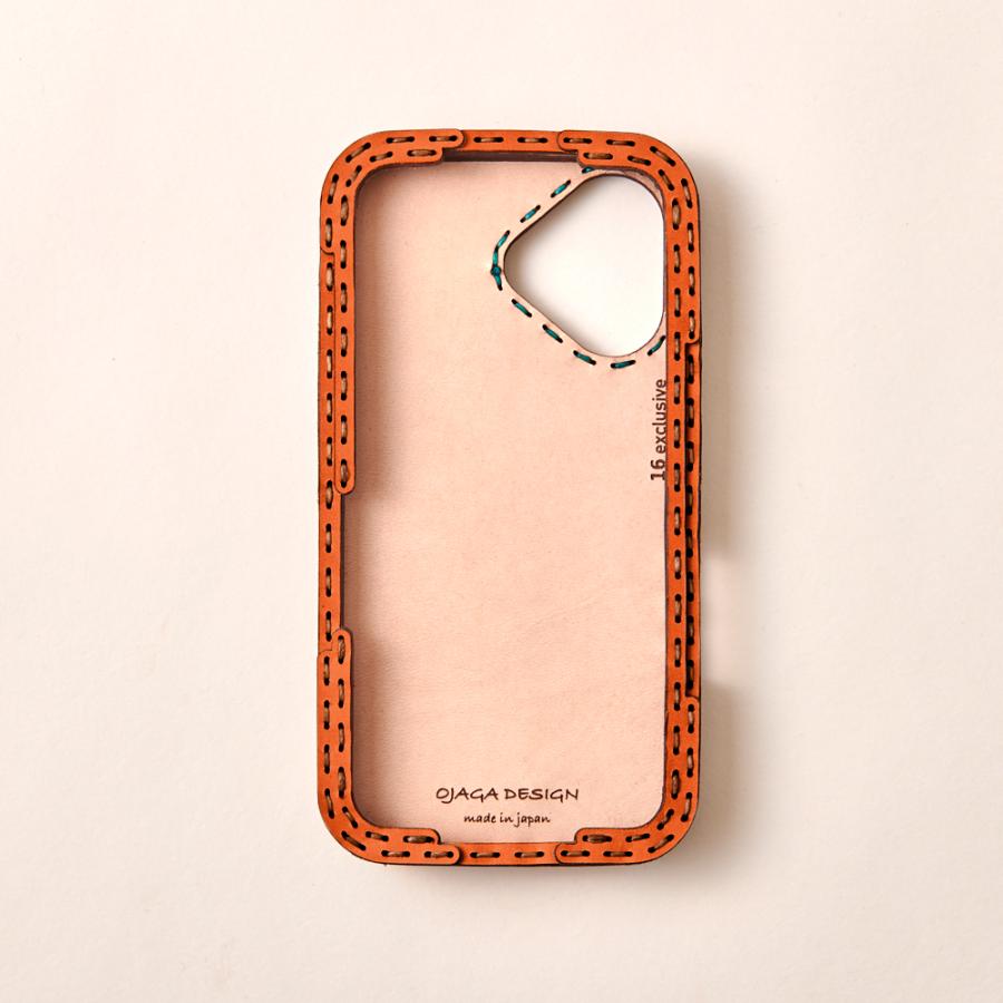 ojaga design（オジャガデザイン） レザーiPhone16ケース ミックス