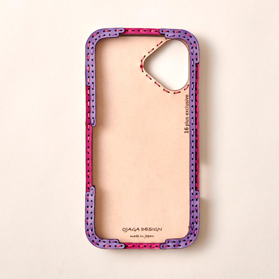 ojaga design（オジャガデザイン） レザーiPhone16ケース ミックス
