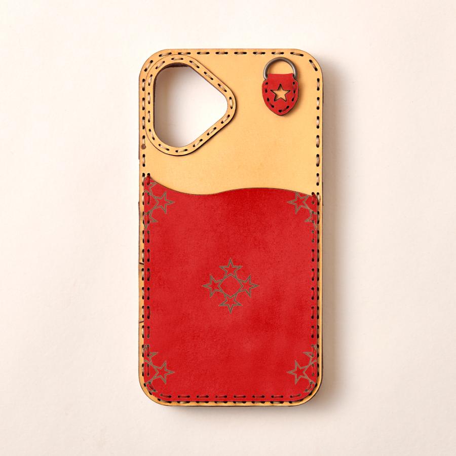 OJAGADESIGN／オジャガデザインiPhone16 ケース ojaga design（オジャガデザイン） レザーiPhone16ケース ミックス