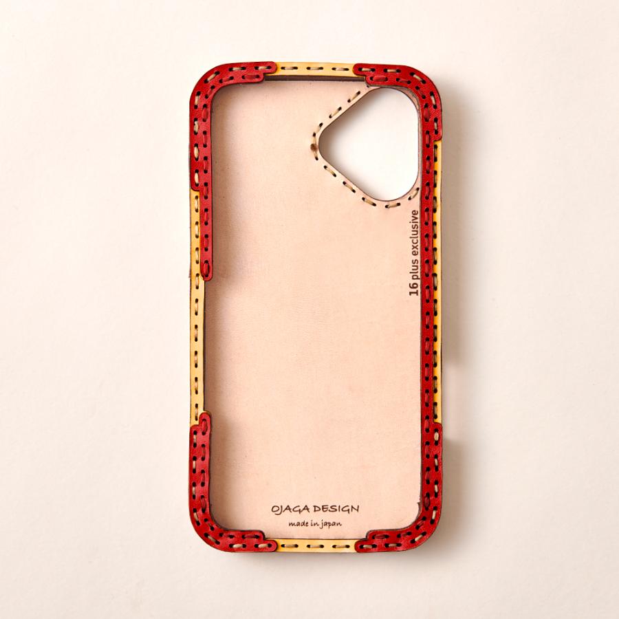 ojaga design（オジャガデザイン） レザーiPhone16ケース ミックス