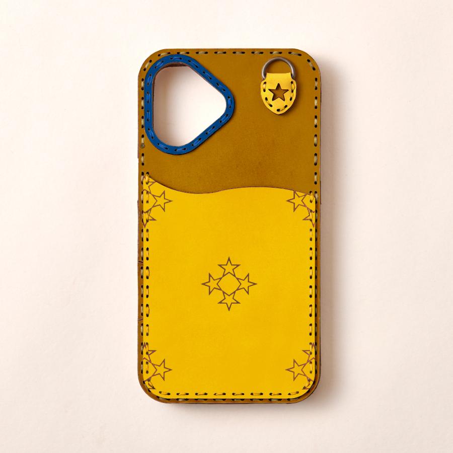 ojaga design（オジャガデザイン） レザーiPhone16ケース ミックス