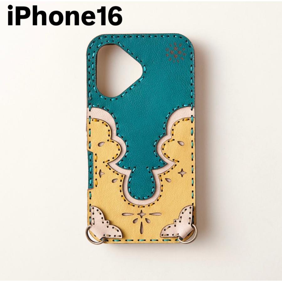 ojaga design（オジャガデザイン） レザーiPhone16ケース ミックス
