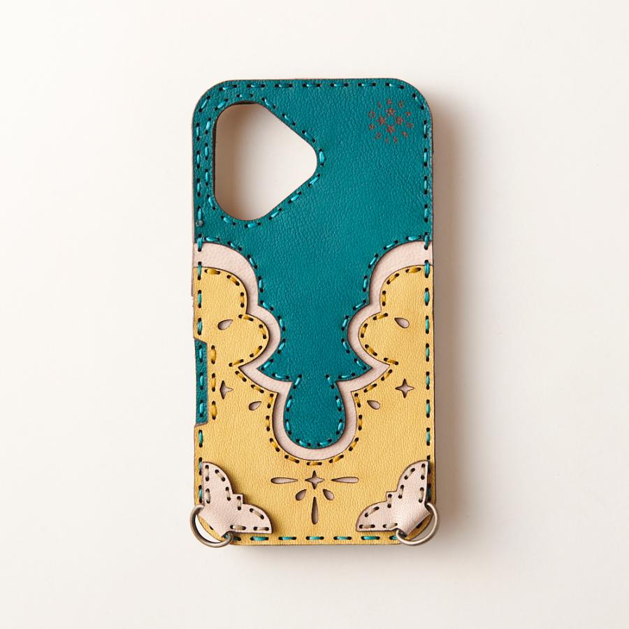 ojaga design（オジャガデザイン） レザーiPhone16ケース ミックス