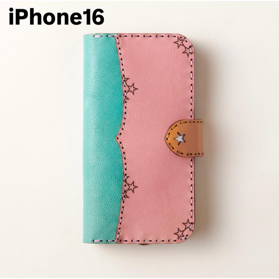 ojaga design（オジャガデザイン） レザーiPhone16ケース ミックス