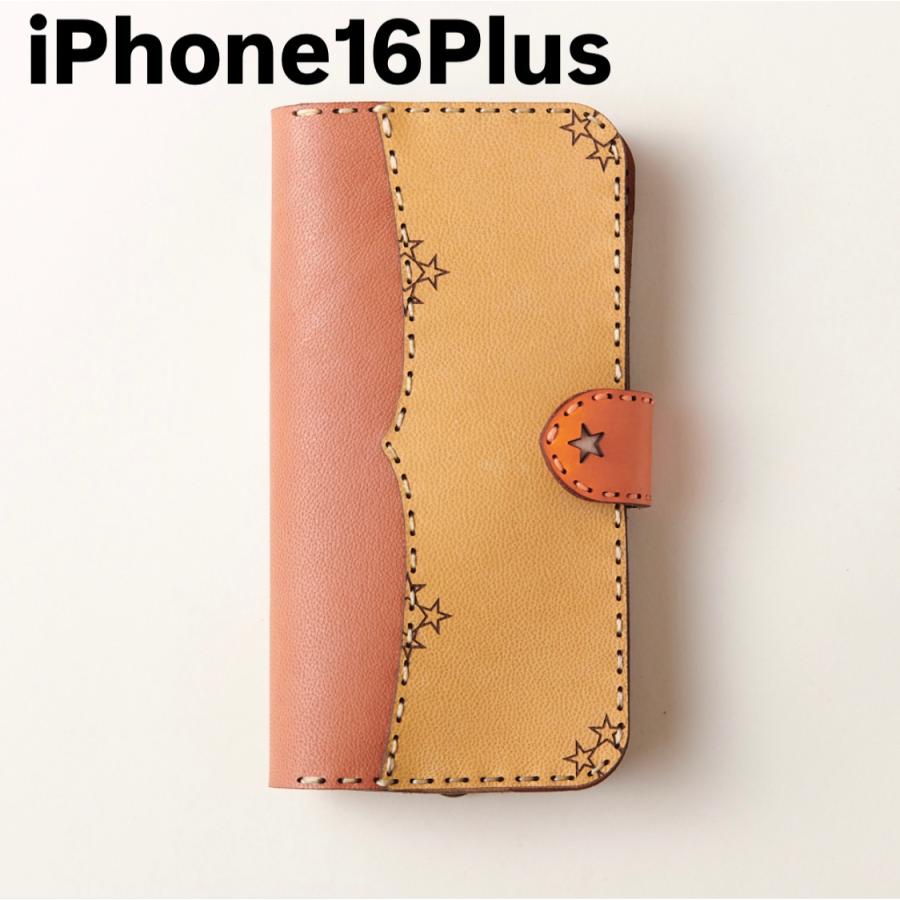 ojaga design（オジャガデザイン） レザーiPhone16Plusケース ミックス