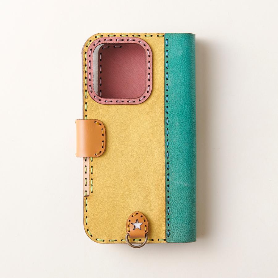 ojaga design（オジャガデザイン） レザーiPhone16Plusケース ミックス