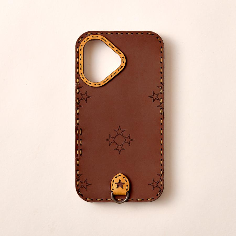 ojaga design（オジャガデザイン） レザーiPhone16proケース ミックス