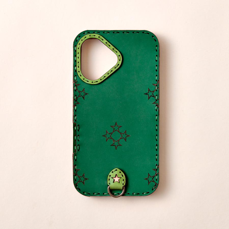ojaga design（オジャガデザイン） レザーiPhone16proケース ミックス