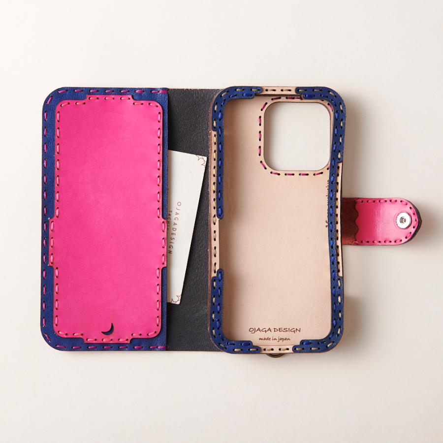 ojaga design（オジャガデザイン） レザーiPhone16proケース ミックス