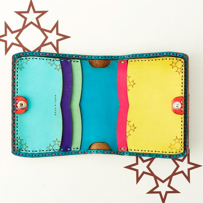 ojaga design レザーショートウォレット 4color OJAGADESIGN(オジャガ