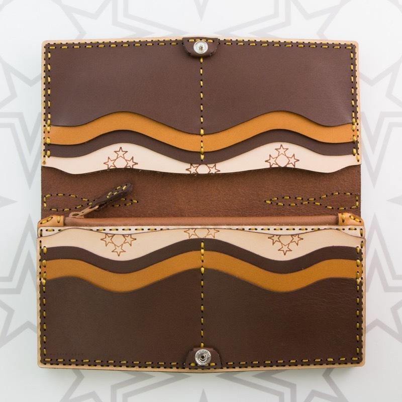 ojaga design（オジャガデザイン） レザーロングウォレット 4color