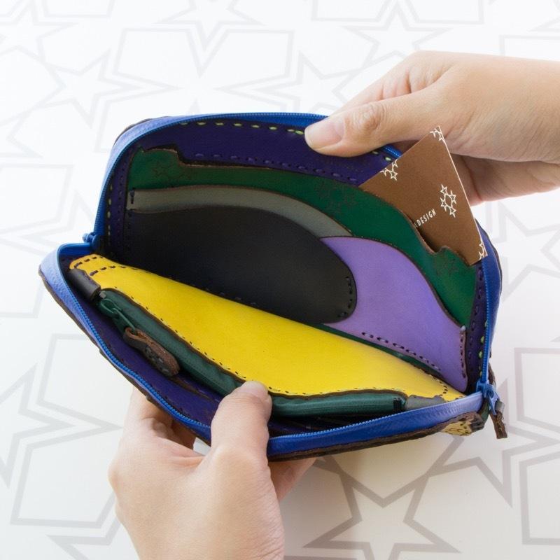 ojaga design（オジャガデザイン） レザーロングウォレット 4color ZIP