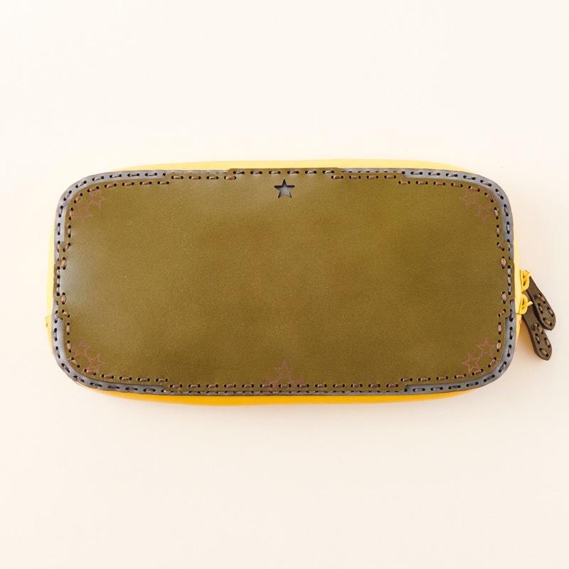 ojaga design レザーロングウォレット 4color ZIPタイプ