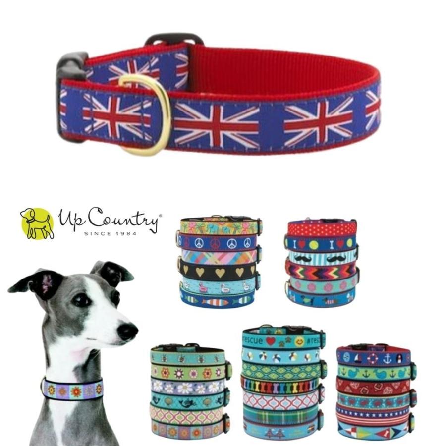 犬用 首輪 ワンタッチバックル アップカントリー 新発売の ユニオンジャック 可愛い おしゃれ 中型犬 Country Up 大型犬 小型犬