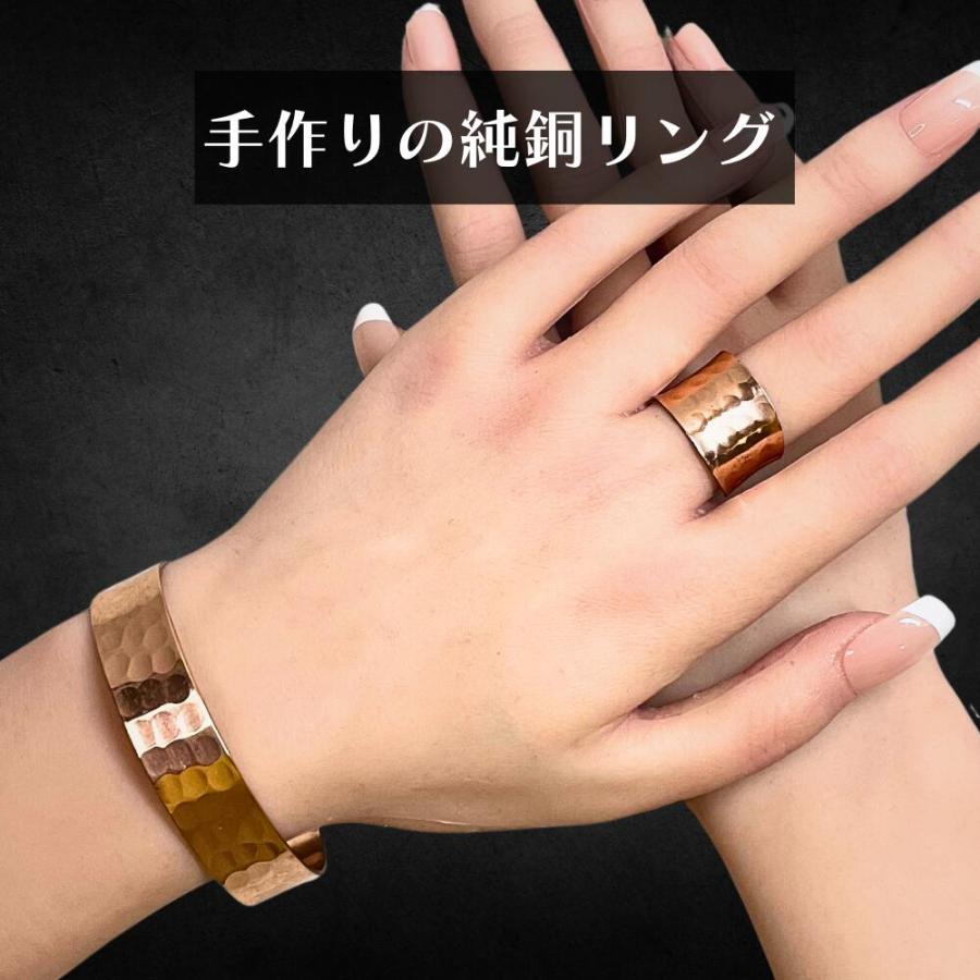 純銅 銅 ネックレス アンクレット [Lサイズ/4.5mm 長さ:25cm