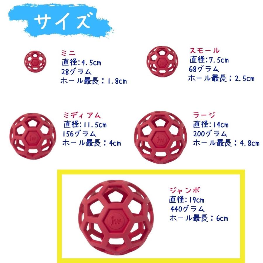 犬用 ボール ホーリーローラー [ジャンボ] おもちゃ ゴム トリーツ