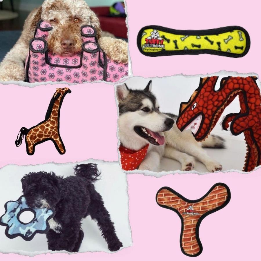 タフィーズ ティラノサウルス レギュラー 犬用 おもちゃ ぬいぐるみ