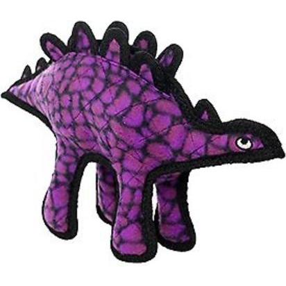 タフィーズ ステゴザウルス ジュニア 恐竜 犬用 おもちゃ ぬいぐるみ 丈夫 長持ち 頑丈 音が鳴る Tuffy's ストレス解消 人気 耐久度8