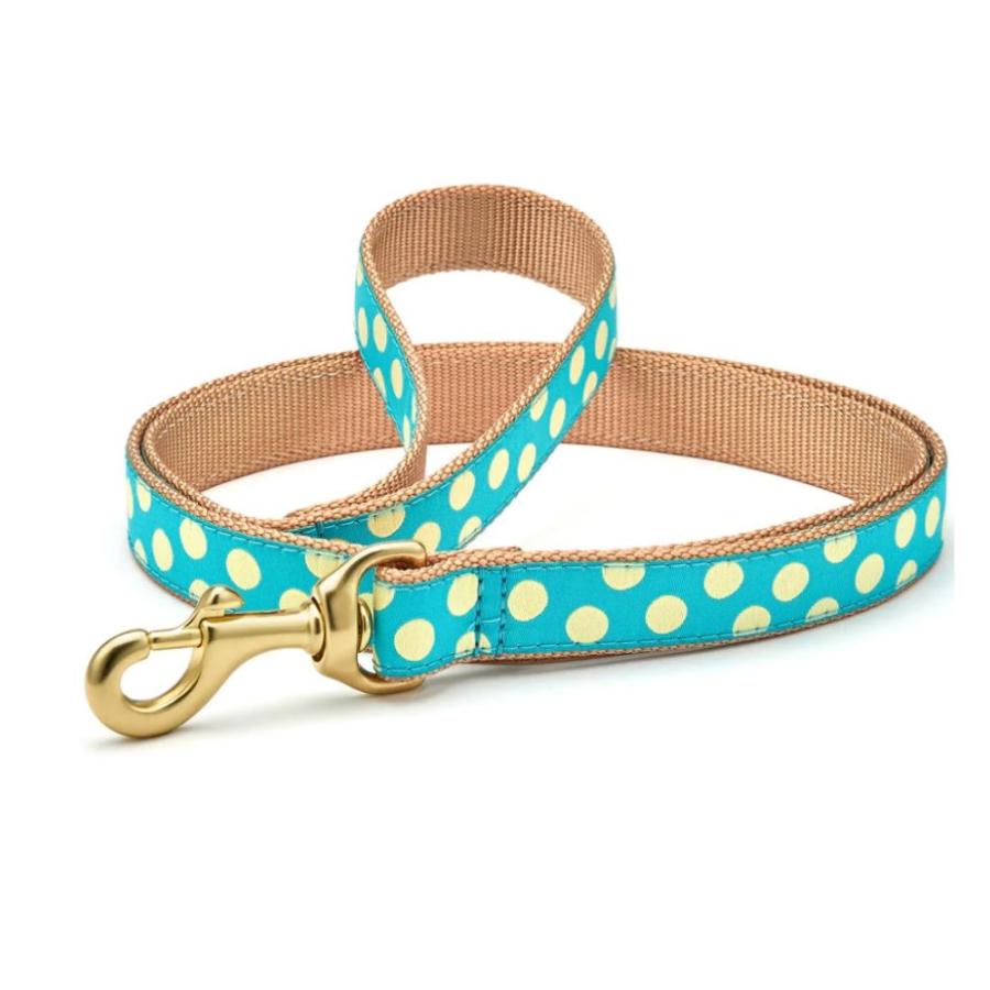 Up Country アップカントリー ティールイエロードット 犬用