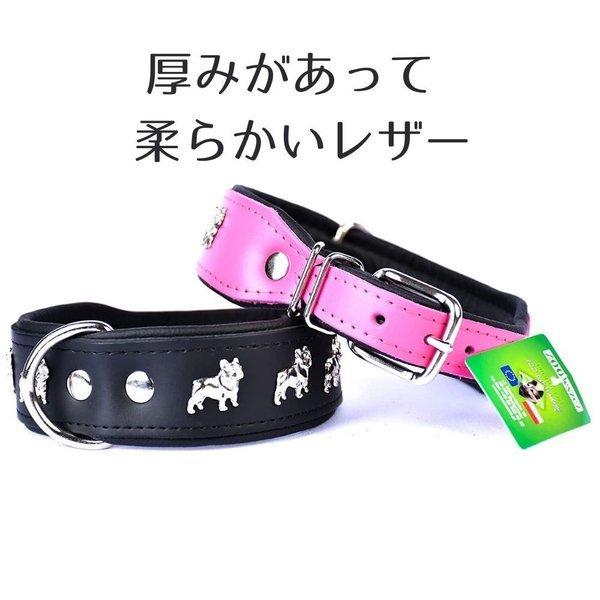 ZOOleszcz ゾーレシチ 犬用 首輪 首回り: 40-47cm 幅: 4cm フレンチ