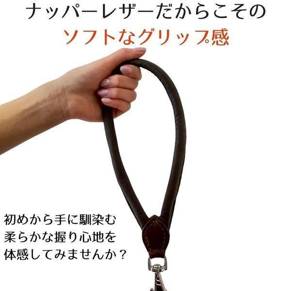 Zoolezcz ゾーレシチ 本革 短引き用 ショートリード 大型犬 中型犬