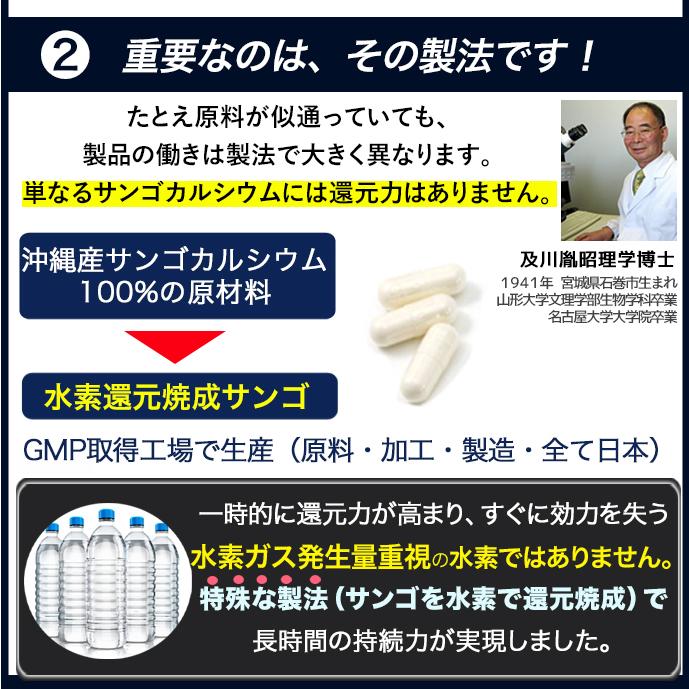 水素サプリ 水素水 より持続 小粒キラキラ水素 120入 SOD 水素