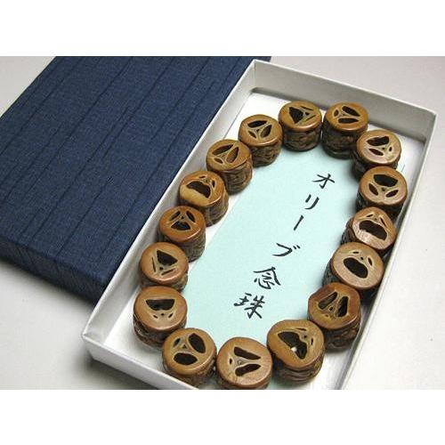 オリーブ楽割（ラクワリ）羅漢彫り 腕輪 : 香源 お数珠専門店 - 通販 