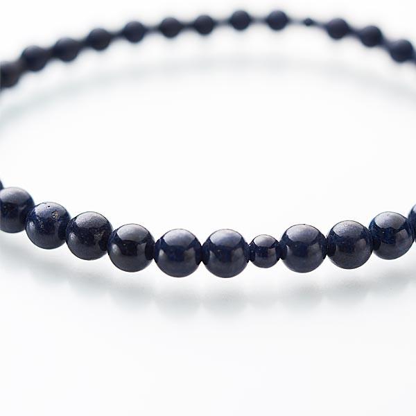 女性用数珠 サファイヤ ８ｍｍ玉 共仕立て 限定品 aの画像