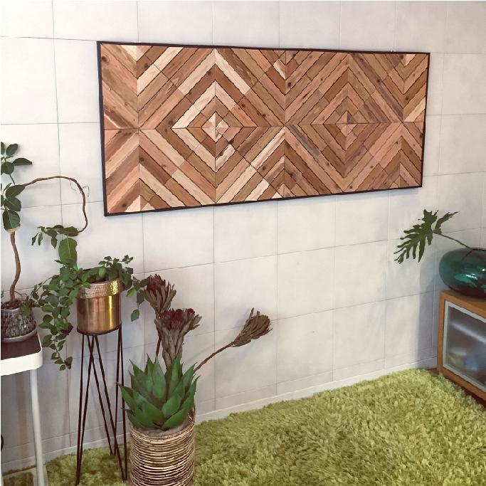 室内用壁材 ウッドタイル 60×225×12+21mm 立体デザイン 1平米/76枚