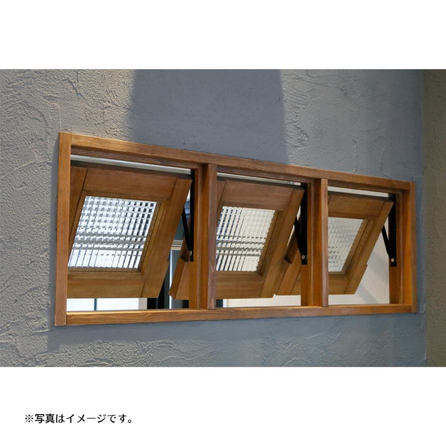室内窓 横すべり出し窓 W600×H400mm 自然 オイル クリア塗装 パイン 国産杉 組立済 室内 窓 通風 木製 おしゃれ 無垢 特注　オーダー ナチュラル_3