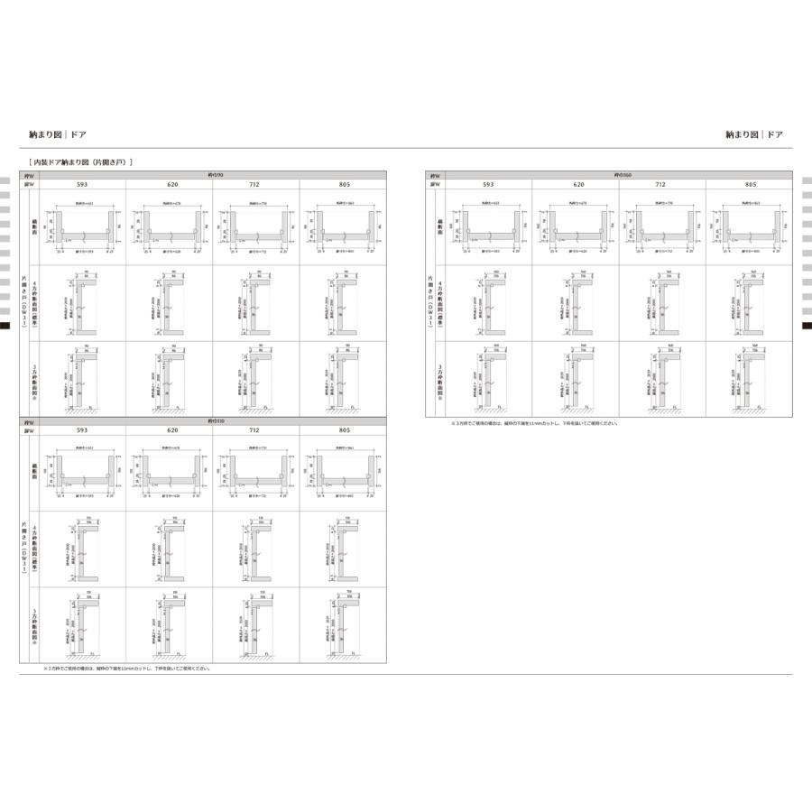 LOHAS material 無垢建具 枠セット 室内ドア スタンダードシリーズ