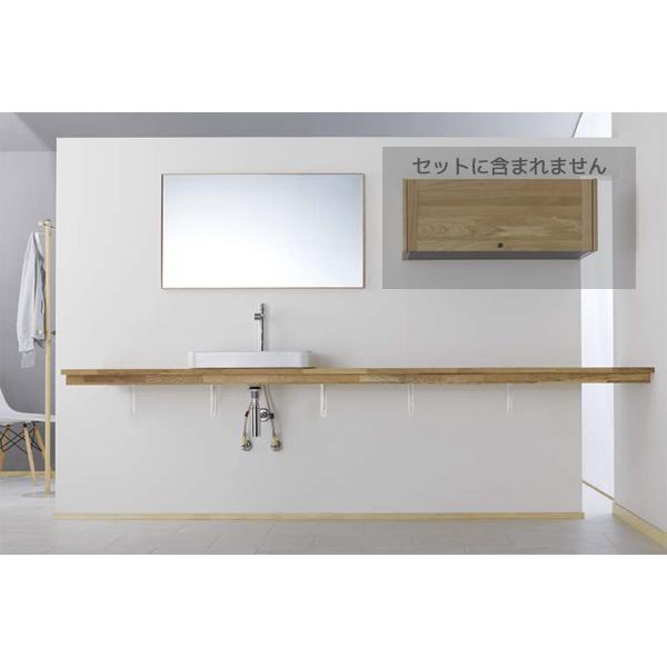 50 Off 洗面化粧台 無垢の木の洗面台 間口2700mm オーク糸面 幕板付 カウンター Wa 002 格安人気 Www Simon Page Com