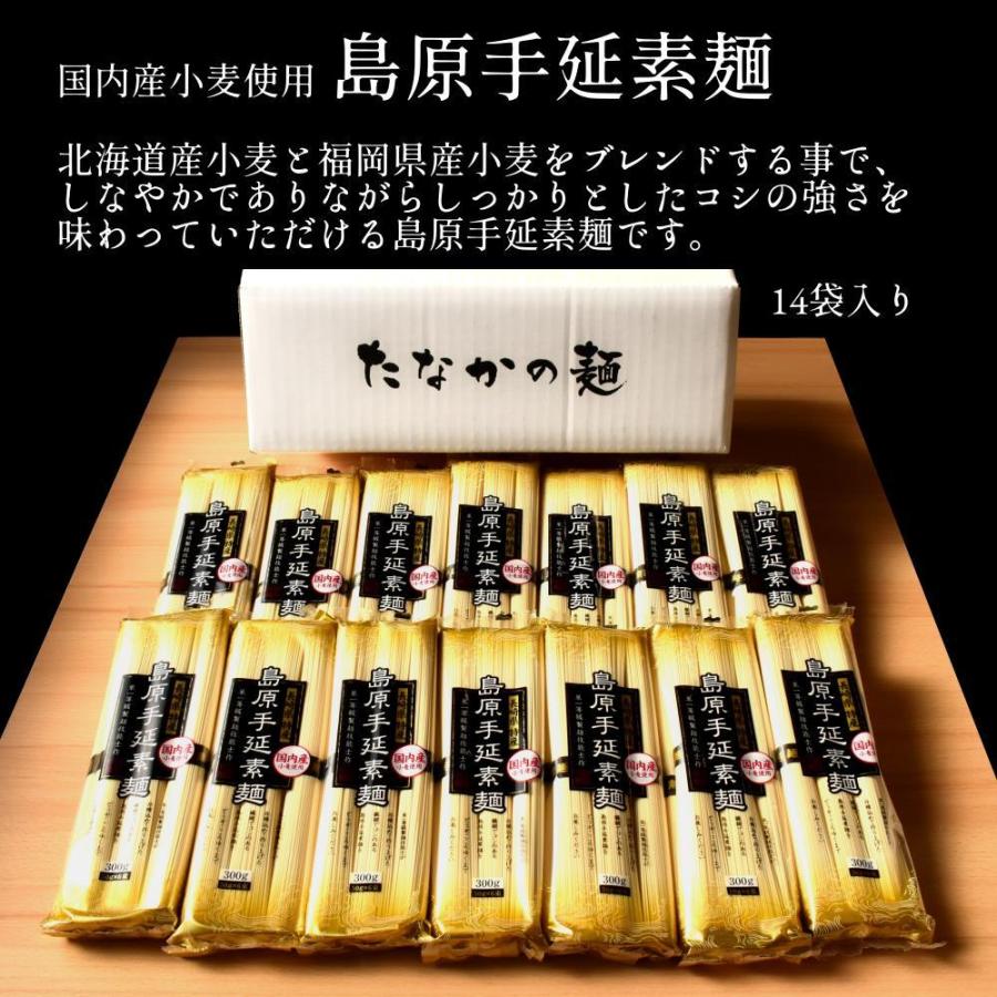 島原手延べそうめん お中元 父の日 島原 手延べ そうめん 麺 ギフト
