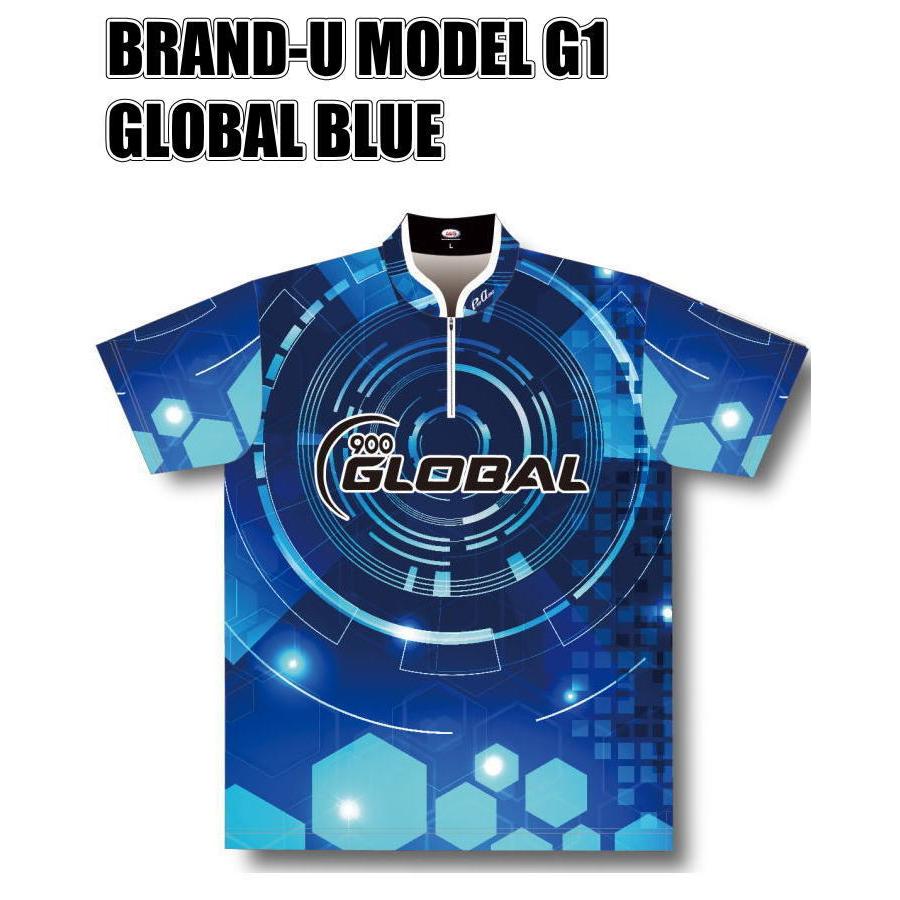 GLOBAL ボウリング ボウリングウェア ABS BRAND-U-G 5カラー 名入れ付き BRAND-U-GN