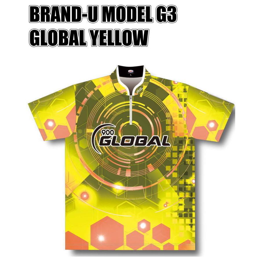 GLOBAL ボウリング ボウリングウェア ABS BRAND-U-G 5カラー 名入れ付き BRAND-U-GN