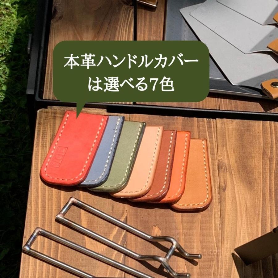 oka-d-art 黒皮鉄板 鉄板 アウトドア鉄板 ソロ鉄板 BBQ鉄板 スモールサイズ Ｌタイプ用 極厚t6mm×140mm×190mm ４点セット品 送料無料｜oka-d-art｜15