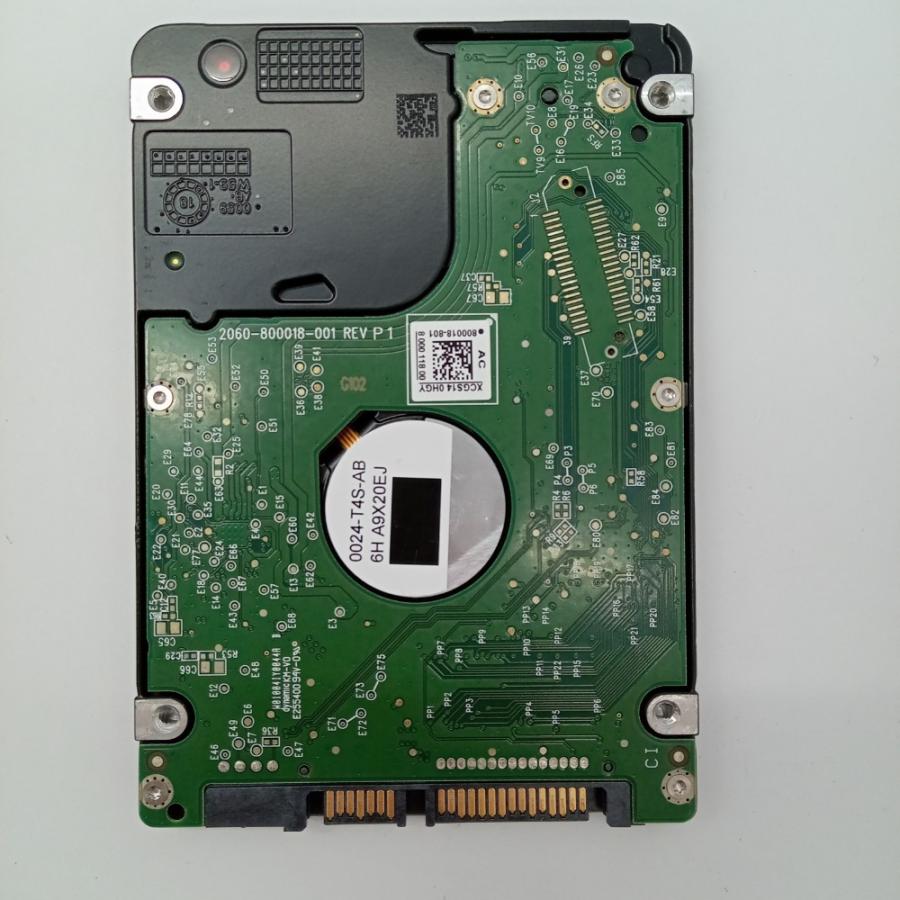 再生品 HDD (2.5インチ) 500GB 消去済み WD Black WD5000LPLX-08ZNTT0  健康状態:正常 使用時間5029時間 中古 送料無料 管理:M000294 |  | 01